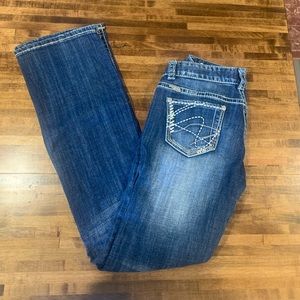 Rock n roll denim bootcut jeans